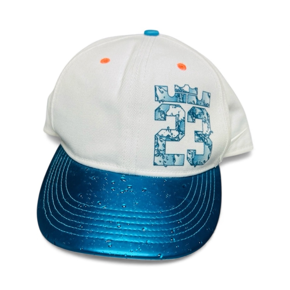 LeBron James Nike True SnapBack Cap “Water Aqua Blue Drops True Drip #23